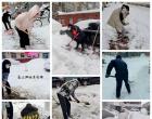 朝陽市第三高級中學(xué)倡議青年學(xué)生：清掃周邊積雪 踐行文明風(fēng)尚